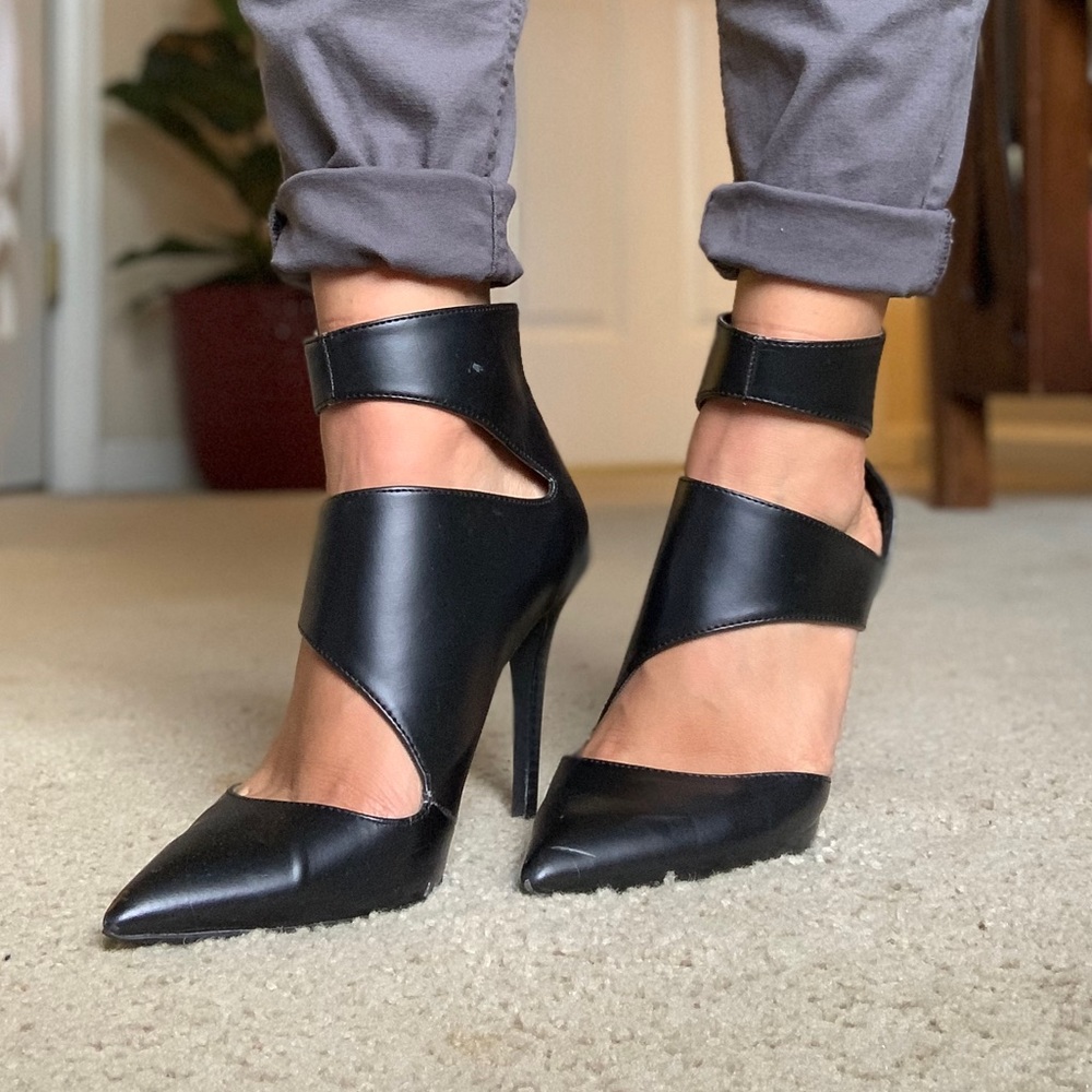 Zara black heels